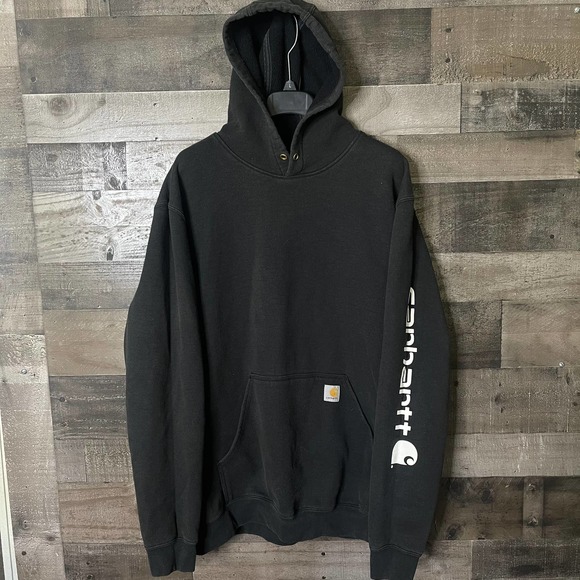 SOLD Carhartt Logo Hoodie XL - Picture 1 of 3